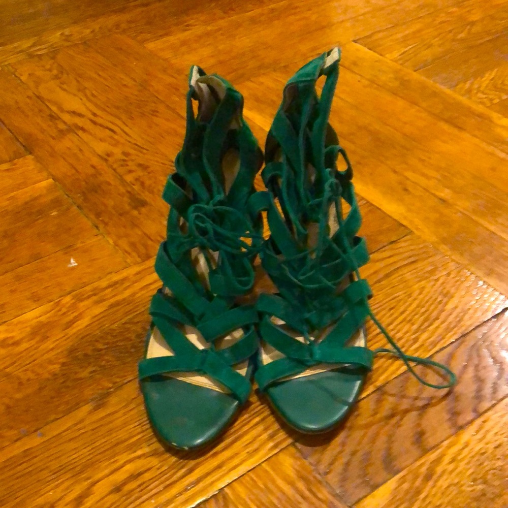 Banana republic green Laney sandals